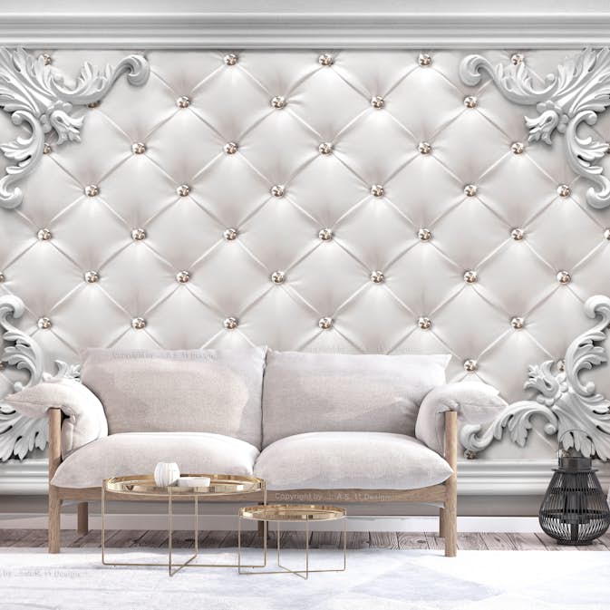 Fototapet Arkiio Självhäftande Quilted Leather