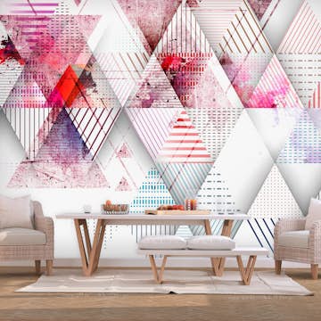 Fototapet Arkiio Självhäftande Triangular World