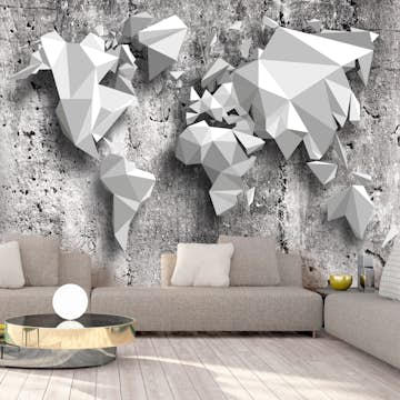 Fototapet Arkiio World Map: Origami