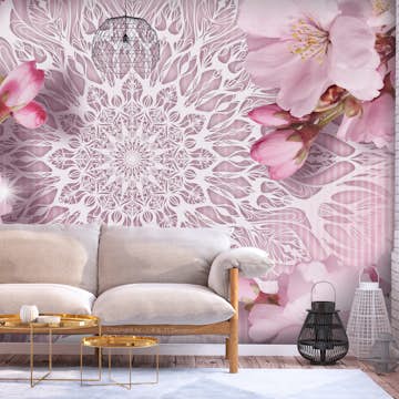 Fototapet Arkiio Självhäftande Pastel Mandala