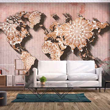 Fototapet Arkiio Självhäftande Oriental Map