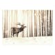 Fototapet Arkiio Deer in the Snow (Sepia)
