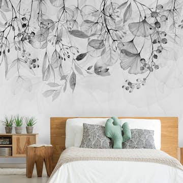 Fototapet Arkiio Foggy Nature - Grey