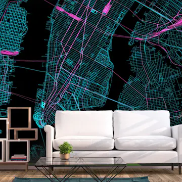 Fototapet Arkiio Blue Manhattan
