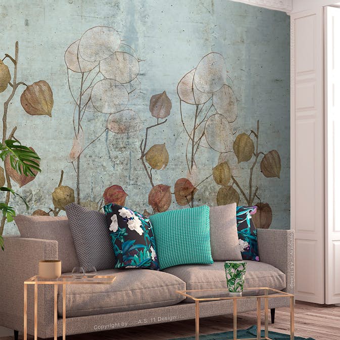 Fototapet Arkiio Självhäftande Painted Lunaria