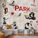 Fototapet Arkiio Banksy Graffiti Collage