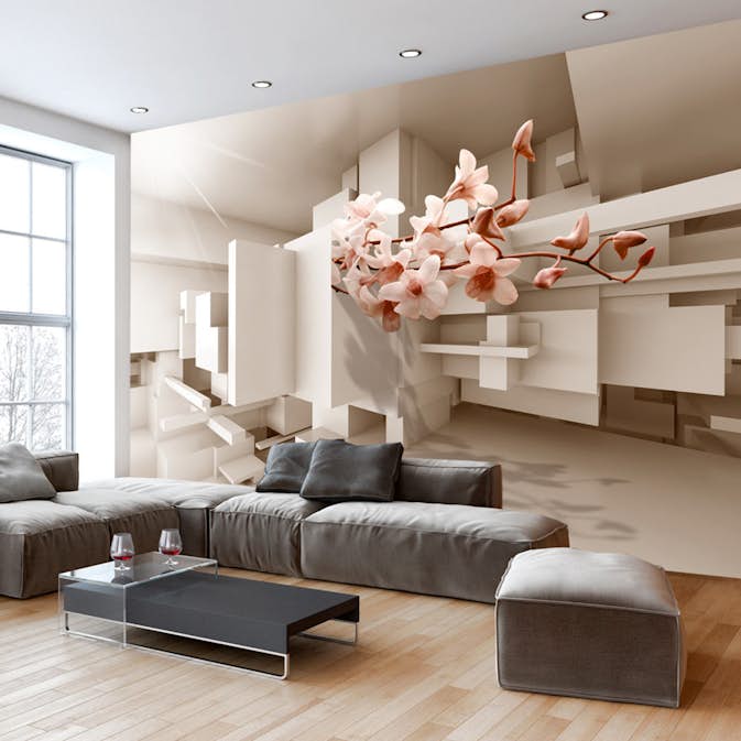 Fototapet Arkiio Självhäftande Urban Botany