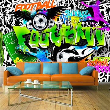 Fototapet Arkiio Football Graffiti