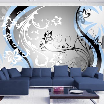 Fototapet Arkiio Art Flowers Blue