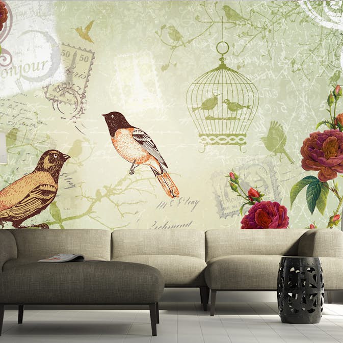 Fototapet Arkiio Vintage Birds