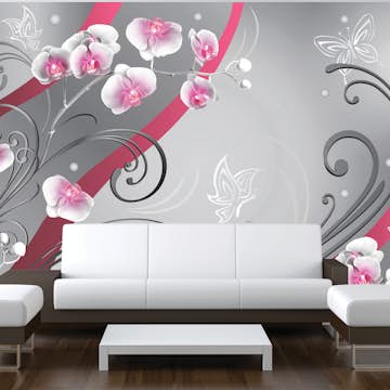 Fototapet Arkiio Pink Orchids Variation