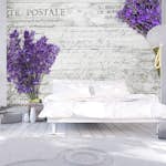 Fototapet Arkiio Självhäftande Lavender Postcard