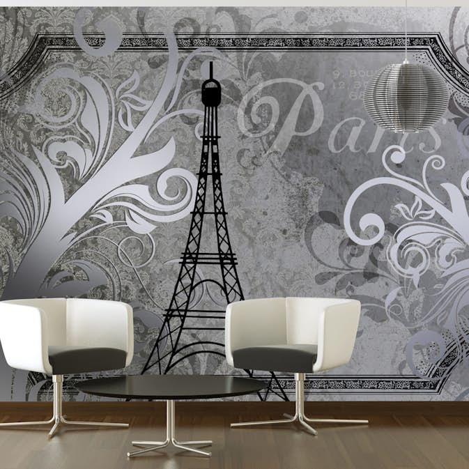 Fototapet Arkiio Vintage Paris Silver