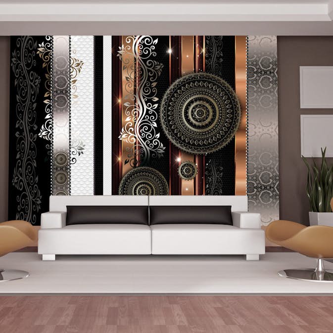 Fototapet Arkiio Självhäftande Gold Harmony Of Despair