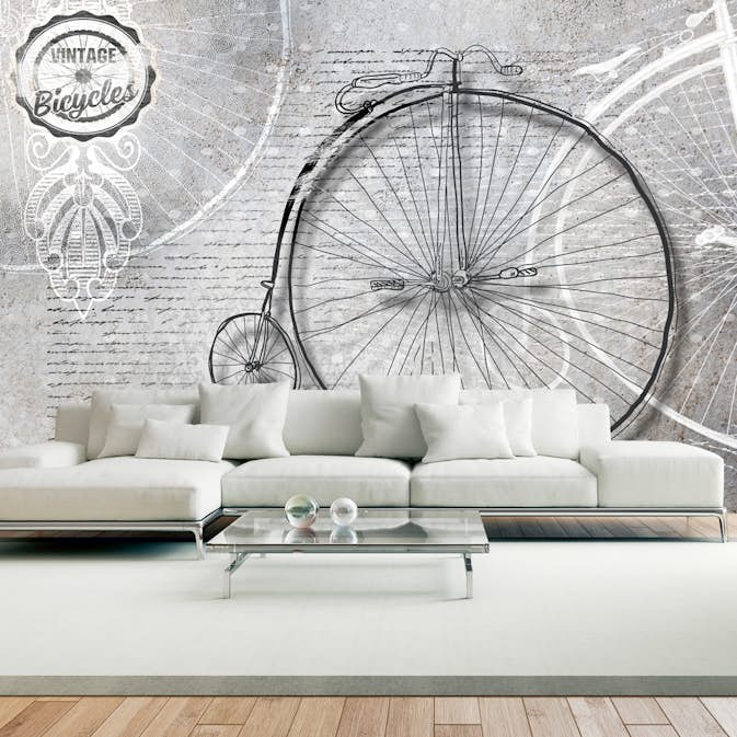 Fototapet Arkiio Vintage Bicycles Black And White