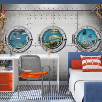 Fototapet Arkiio Självhäftande Portholes