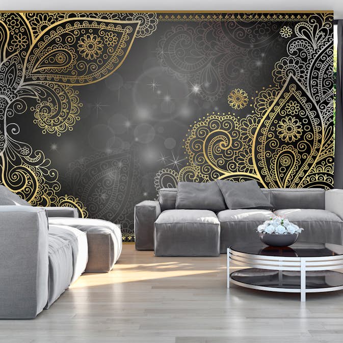 Fototapet Arkiio Självhäftande Gold Orient