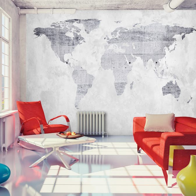 Fototapet Arkiio Concrete Map