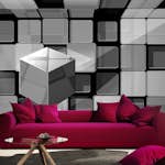 Fototapet Arkiio Rubik's Cube In Gray