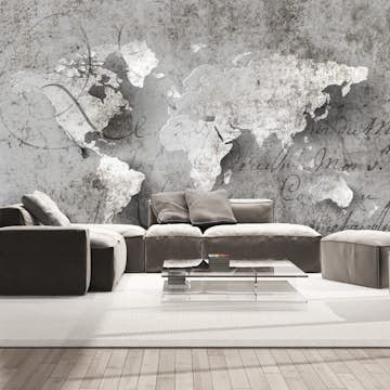 Fototapet Arkiio Map And Letter