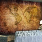 Fototapet Arkiio World On Old Map