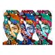 Fototapet Arkiio Colorful Faces