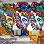 Fototapet Arkiio Colorful Faces