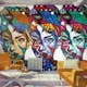 Fototapet Arkiio Colorful Faces