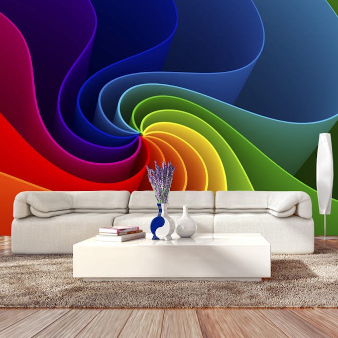 Fototapet Arkiio Colorful Pinwheel