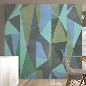 Fototapet Arkiio Gray triangles 50x1000 cm