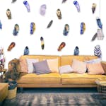 Fototapet Arkiio Colorful Feathers 50x1000 cm