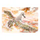 Fototapet Arkiio Självhäftande Pegasus Orange