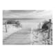 Fototapet Arkiio Självhäftande On The Beach Black And White