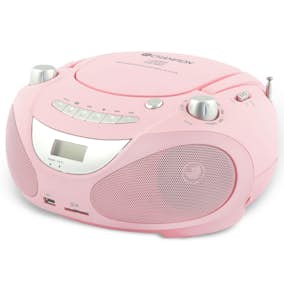 Boombox Champion CD/Radio/MP3/USB Pink