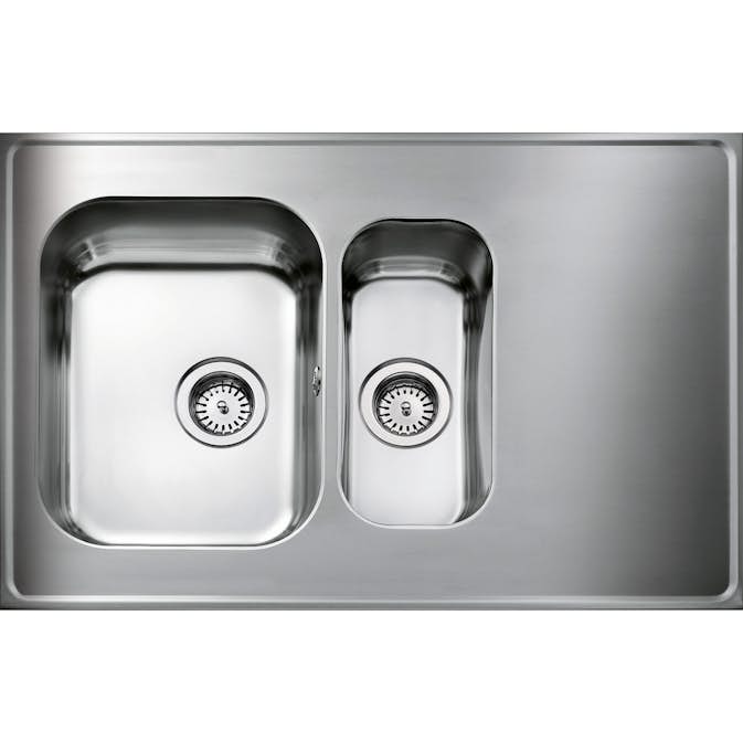 Heltäckande Diskbänk Intra Atlantic G 610 med Korgventil Vändbar