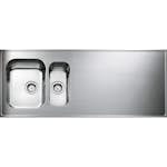 Heltäckande Diskbänk Intra Atlantic G 610 med Korgventil Vändbar