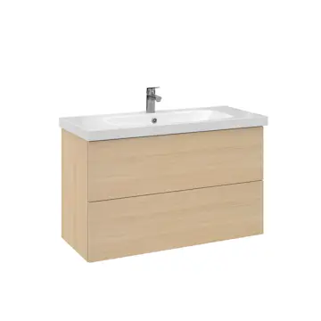 Tvättställsskåp Temal Stella med Tvättställ och 2 lådor