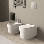 Toalettpaket LH Elba med WC-fixtur och Spolplatta