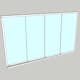 Vikparti Allvy Sunroom s75 3-Glas 4-Delad
