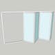 Vikparti Allvy Sunroom s75 3-Glas 4-Delad