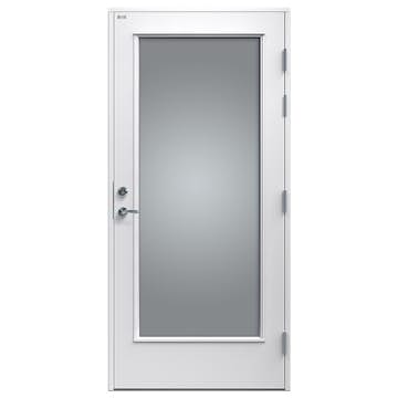 Altandörr Diplomat Vit Klarglas Trä