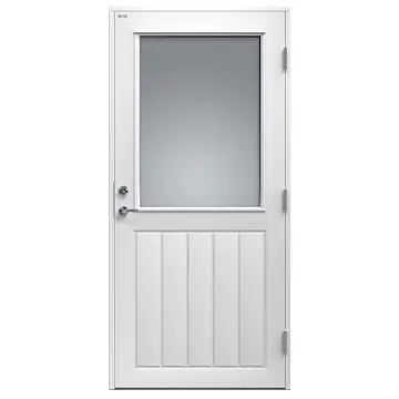 Altandörr Diplomat Vit Klarglas Trä