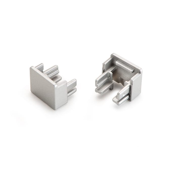 Ändavslut Beslag Design Nexus Utanpåliggande 2-pack