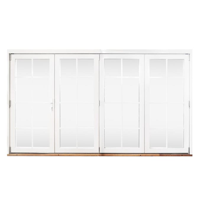 Vikdörr Vilenta Åre Trä/Aluminium 4-Delat