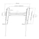 Väggfäste Deltaco Tiltbart ultra 37"-70"