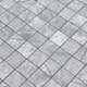Mosaik Tenfors Stockholm Aras Light grey Blank 5x5 cm