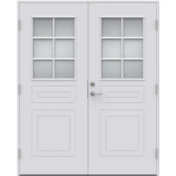 Parytterdörr Diplomat Astrid glas