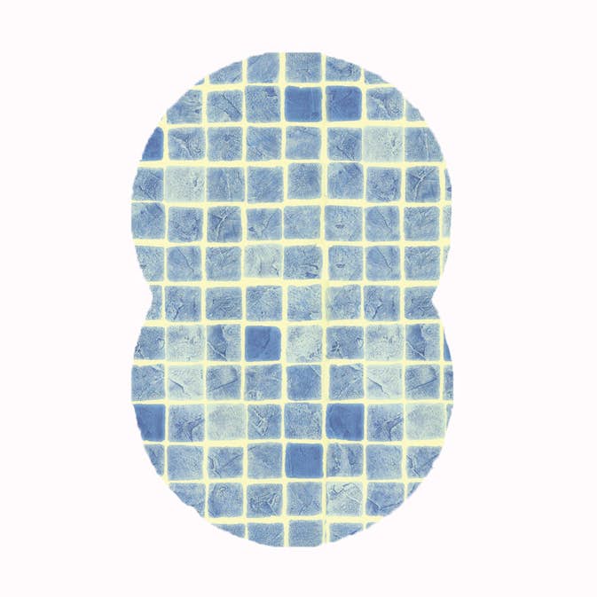 Åttaformad Poolliner Planet Pool Mönstrad Djup 150 cm