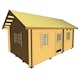 Attefallshus Baseco Nyby stuga med loft 25 m2