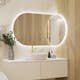 Spegel Vidi Aura med LED-belysning
